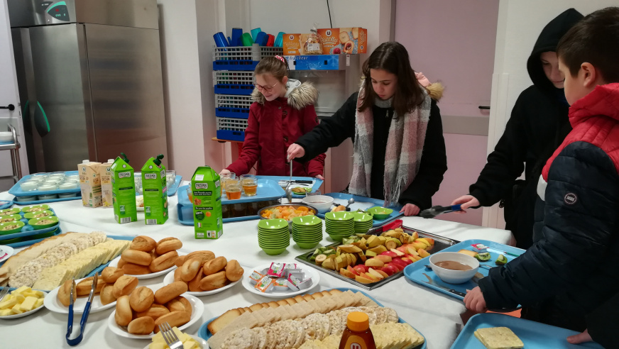un buffet copieux